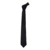 Black Classic-style Tie In Polyester Man