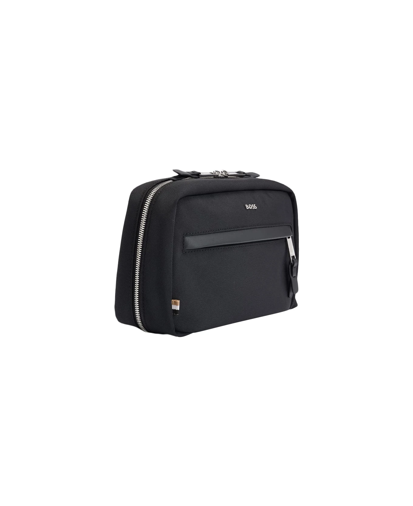Hugo Boss Black Beauty Case With Double Zip And Logo Writing 3 Hugo Boss Black Beauty Case With Double Zip And Logo Writing - Image 3