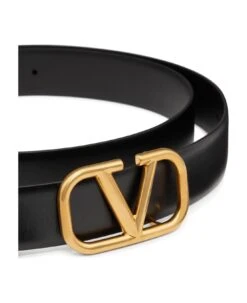 Valentino Garavani Buckle Belt H.30 Vlogo Signature Box Calf/vitello Nappato/antique Gold Lo -Volk Clothing Sales f1f00aee9268760638ed5a12ea0b5211