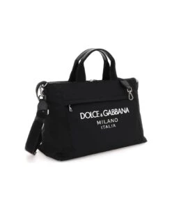 Dolce & Gabbana Logo Printed Zipped Travel Bag -Volk Clothing Sales f487cb97eaccade3c68b54b73c6a7475