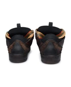 Lanvin Curb Sneakers In Brown Leather -Volk Clothing Sales f4a3604ab597018eb2a606616c1ea01c