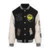 BARROW Black College Bomber Jacket