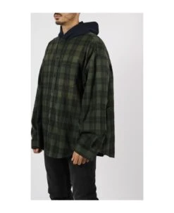 Balenciaga Hooded Oversized Shirt -Volk Clothing Sales f533a6d2cbbfe810b15f3475789bc135