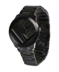 FENDI Ff Motif 41mm Round Watch