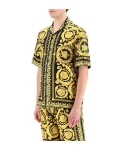Versace Barocco Print Silk Shirt -Volk Clothing Sales f66d98606a4c97ffca4f0b801a4f4182