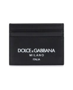 Dolce & Gabbana Logo Leather Cardholder