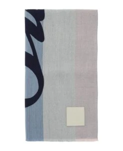 Bally Jacquard Wool Scarf