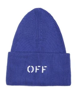 Off-White Off Stamp Loose Knit Beanie