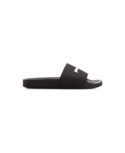 Palm Angels Black Rubber Slides