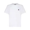 Golden Goose White T-shirt With Contrasting Logo And Star