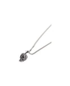 Alexander McQueen Swarovski Pavè Biker Skull Necklace -Volk Clothing Sales fbe99f99d7a683ac3845d09488cd09ac