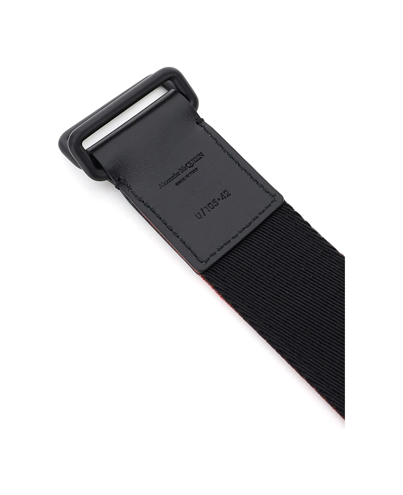 Alexander McQueen Jacquard Logo Belt 4 Alexander McQueen Jacquard Logo Belt - Image 4