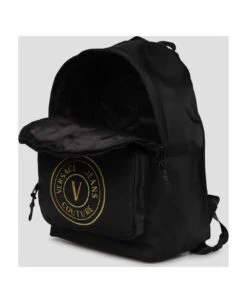 Versace Jeans Couture V-emblem Nylon Backpack -Volk Clothing Sales fd987426c2f0a46379d384d110c47b6a
