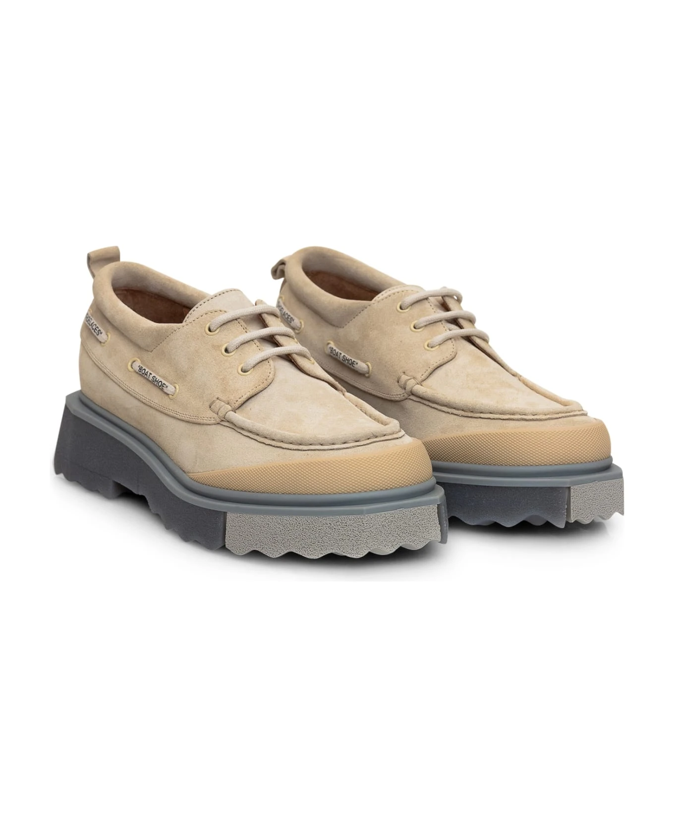 Off-White Boat Lace-up 2 Off-White Boat Lace-up - Image 2