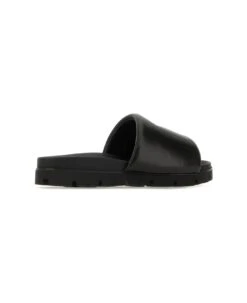 Prada Black Nappa Leather Slippers 6 Prada Black Nappa Leather Slippers -Volk Clothing Sales fe29df12f2c8d33941abc357f501e356