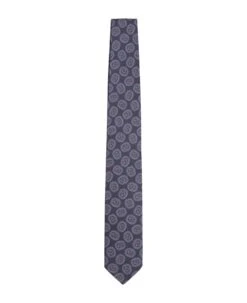 Lardini Patterned Motif Light Blue/ Multicolor Tie