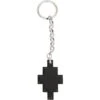 Porta Chiavi Pvc Cross Nero